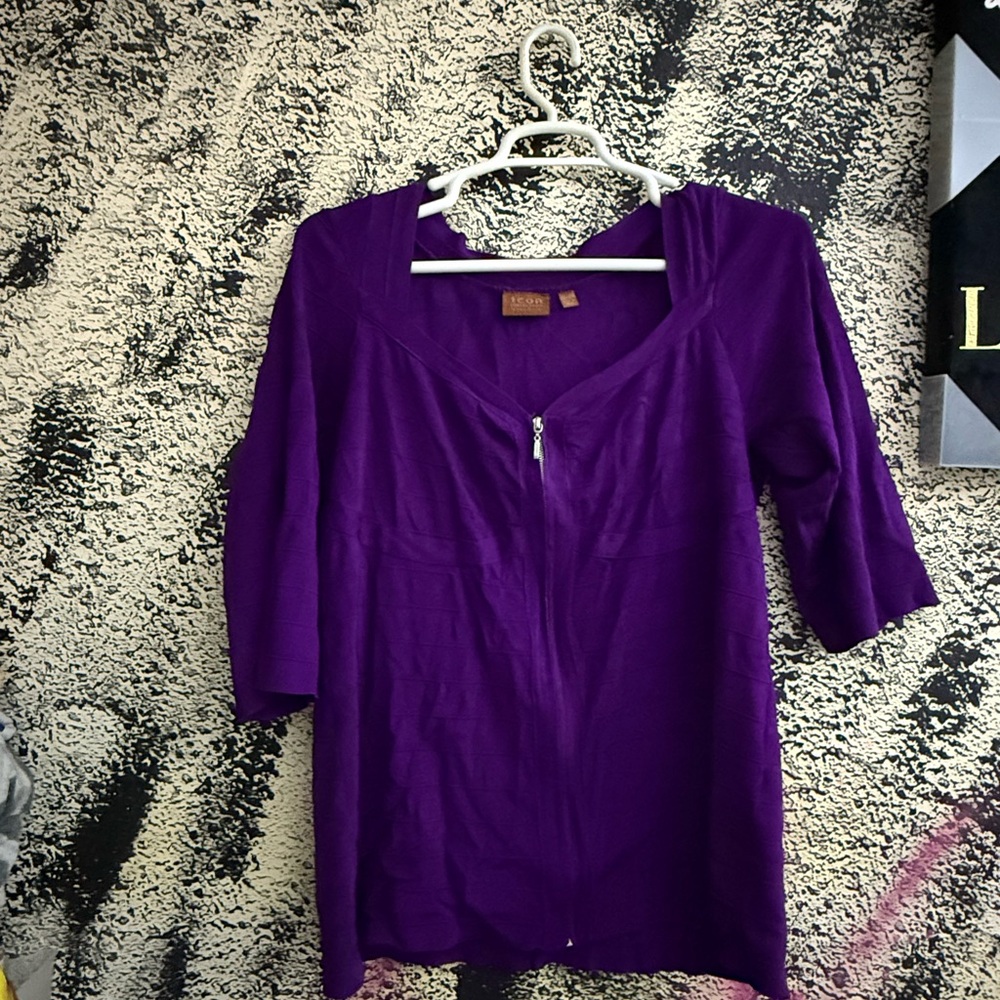 ICON Vibrant Purple Women's Blouse